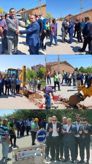 Yozgat MHP Milletvekili  Sayın İbrahim Ethem Sedefin desteğiyle  İlçemize getirmiş olduğumuz doğal gazın ilk kazı çalışmasını yapmış bulunmaktayız halkımıza ve ilçemize hayırlı uğurlu olsun.