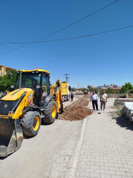 Doğal gaz çalışmalarımız hastane yolundan devam ediyor.