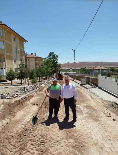 Doğal Gaz çalışmaları 1.etap Toki içerisinde devam etmektedir.